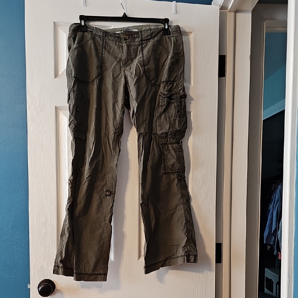 Women's Olive Cargo Pants